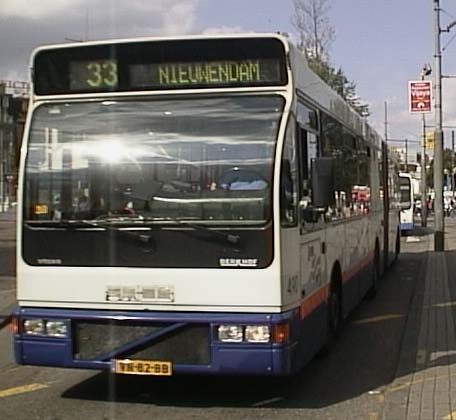 GVB Volvo B10MA Berkhof Duvedec 490